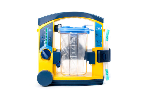 Laerdal Suction Unit LSU with Serres Suction Cup Bag Canister - Image 2